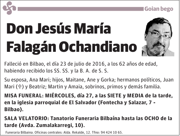 Jesús María Falagán Ochandiano