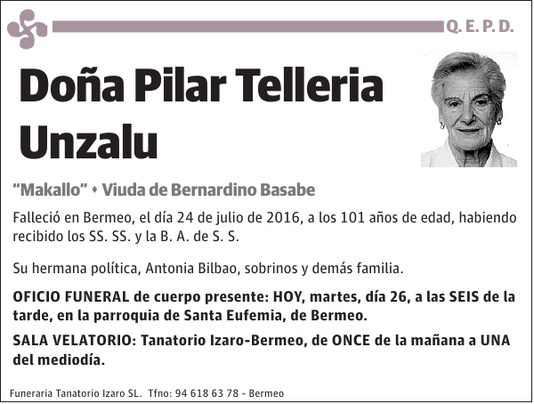 Pilar Telleria Unzalu