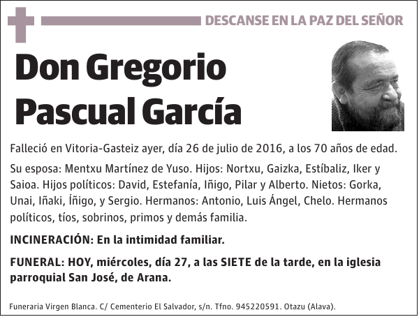 Gregorio Pascual García