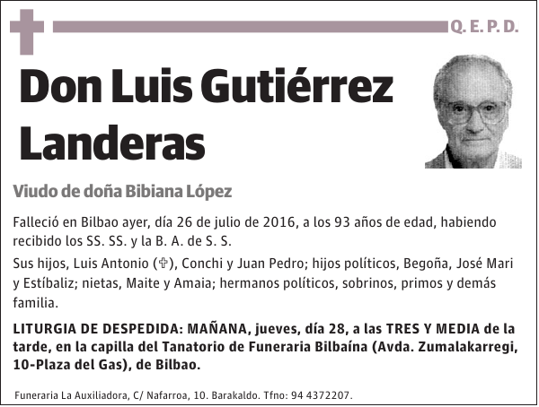 Luis Gutiérrez Landeras