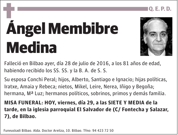 Ángel Membibre Medina