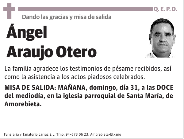 Ángel Araujo Otero