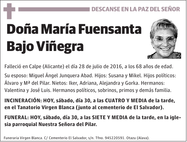 María Fuensanta Bajo Viñegra