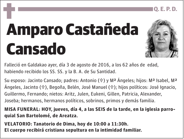 Amparo Castañeda Cansado