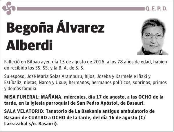 Begoña Álvarez Alberdi