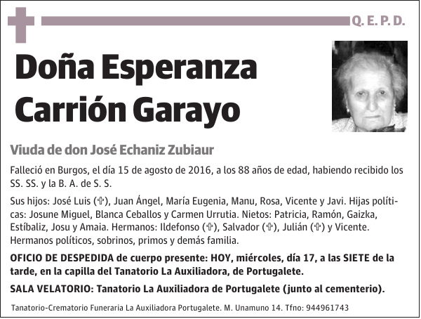 Esperanza Carrión Garayo