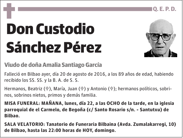 Custodio Sánchez Pérez