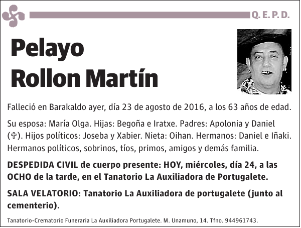 Pelayo Rollon Martín