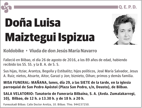 Luisa Maiztegui Ispizua