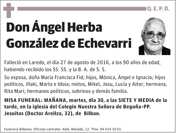 Ángel Herba González de Echevarri