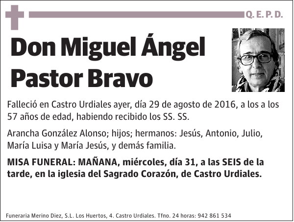 Miguel Ángel Pastor Bravo