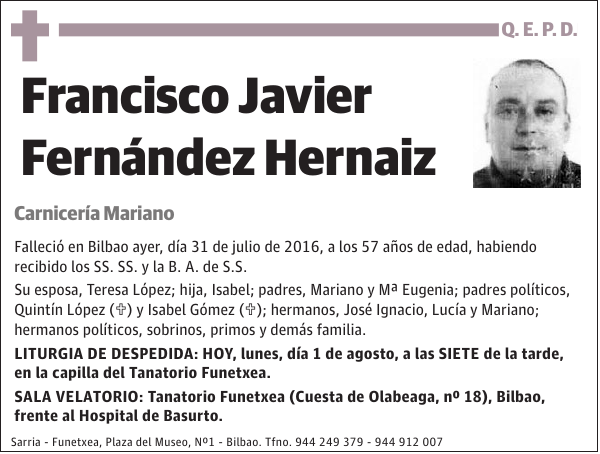 Francisco Javier Fernández Hernaiz