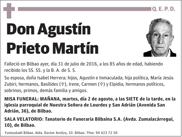 Agustín Prieto Martín