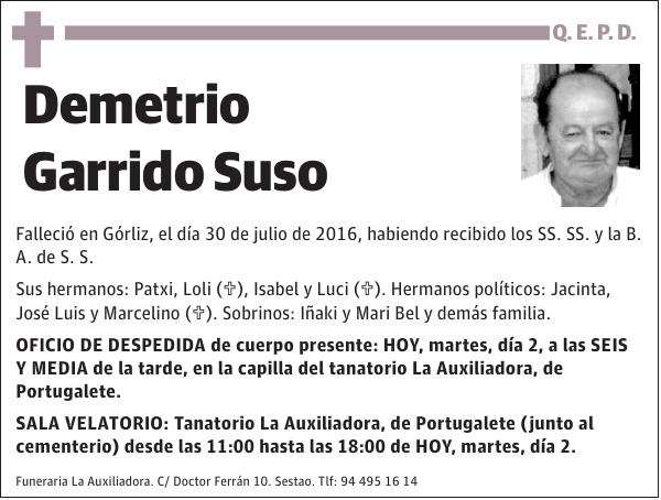 Demetrio Garrido Suso