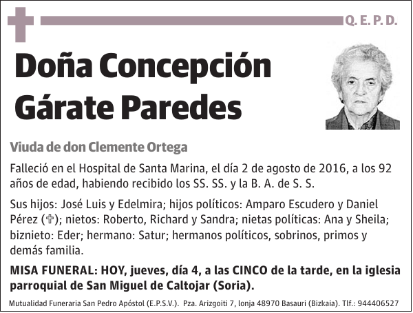 Concepción Gárate Paredes