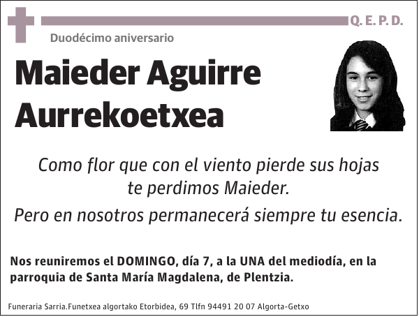 Maieder Aguirre Aurrekoetxea