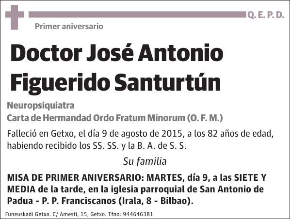 Doctor José Antonio Figuerido Santurtún