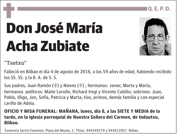 José María Acha Zubiate