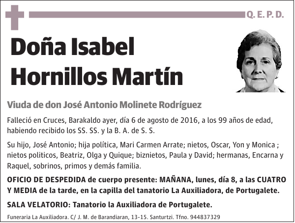 Isabel Hornillos Martín