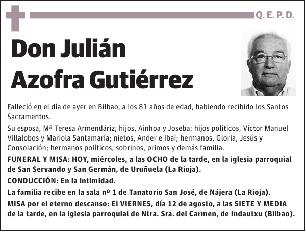 Julián Azofra Gutiérrez