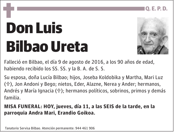 Luis Bilbao Ureta