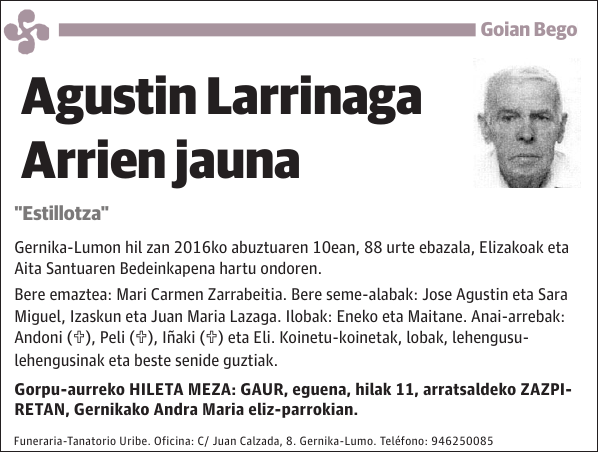 Agustin Larrinaga Arrien