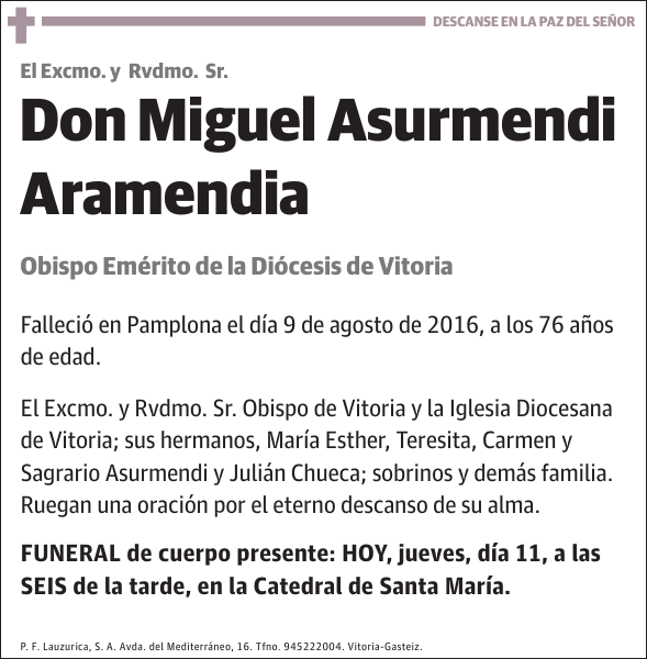 Miguel Asurmendi Aramendia