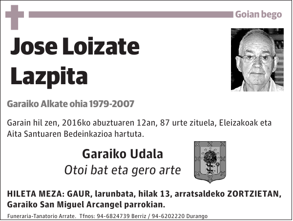 Jose Loizate Lazpita