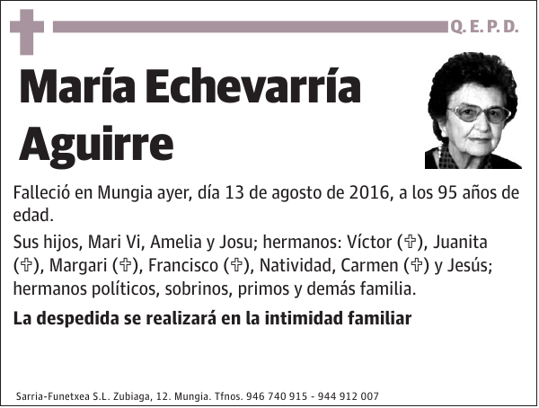 María Echevarría Aguirre