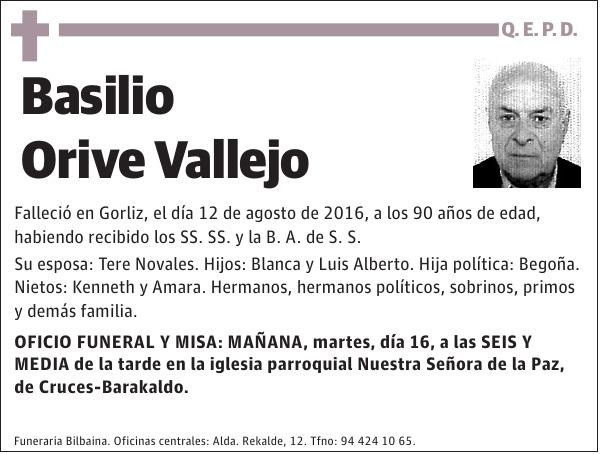 Basilio Orive Vallejo