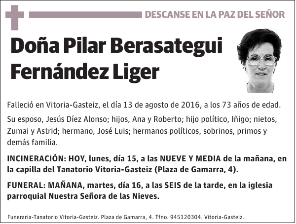 Pilar Berasategui Fernández Liger