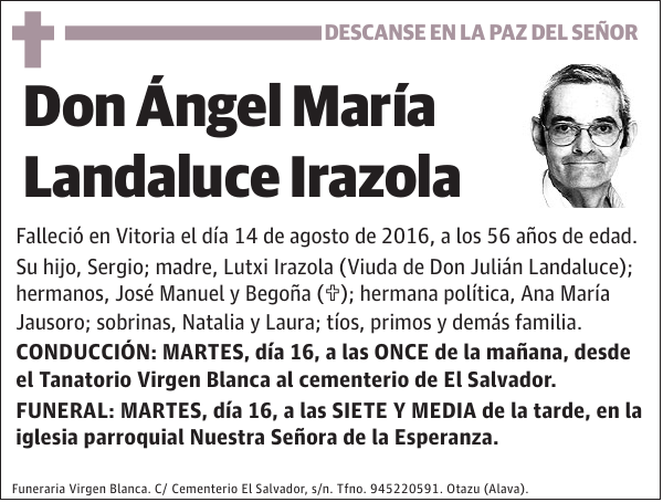 Ángel María Landaluce Irazola