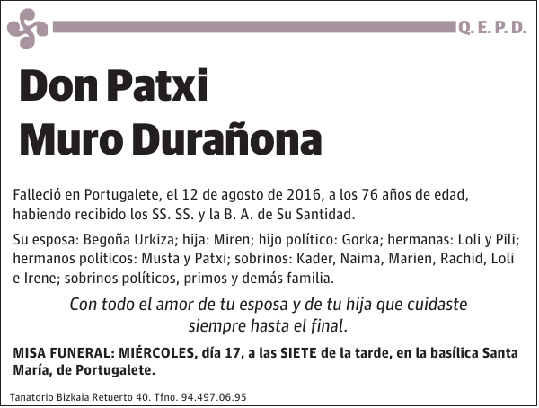 Patxi Muro Durañona