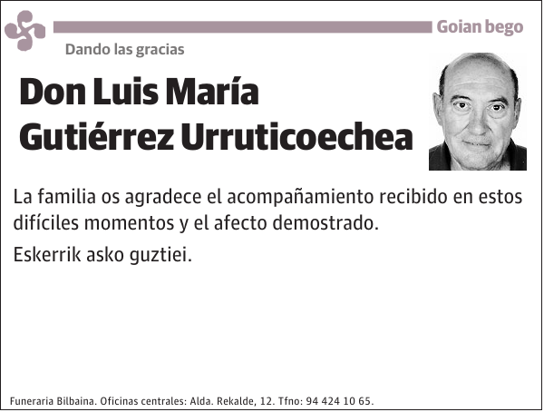 Luis María Gutiérrez Urruticoechea