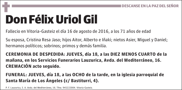 Félix Uriol Gil