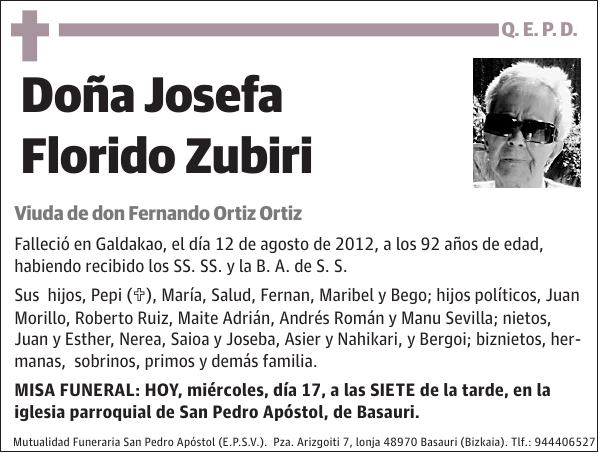 Josefa Florido Zubiri