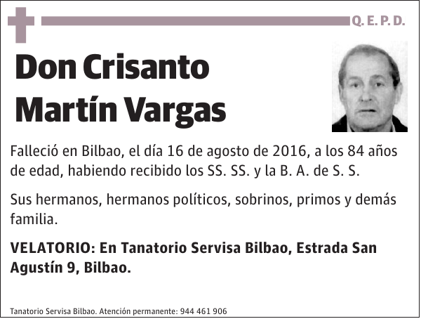 Crisanto Martín Vargas