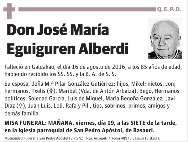 José María Eguiguren Alberdi