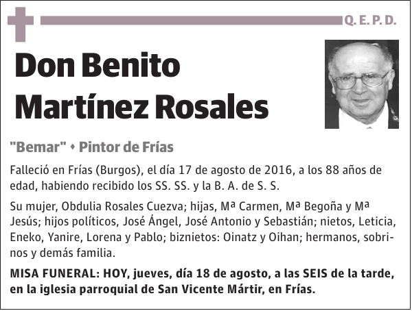 Benito Martínez Rosales