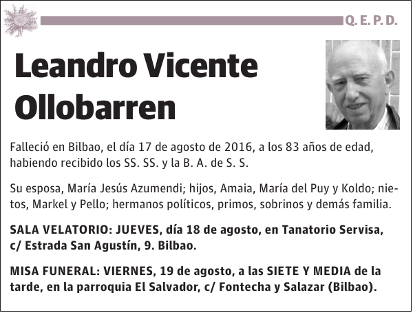 Leandro Vicente Ollobarren