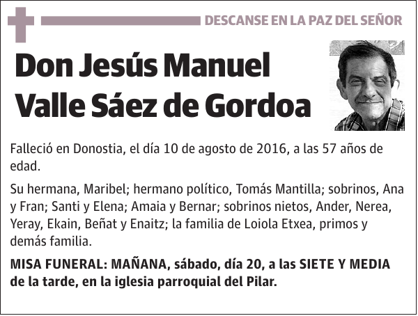 Jesús Manuel Valle Sáez de Gordoa