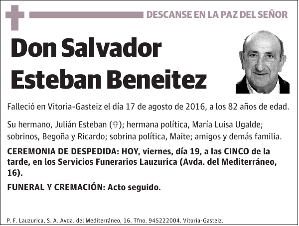 Salvador Esteban Beneitez