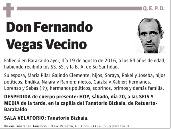 Fernando Vegas Vecino