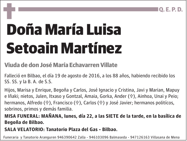 María Luisa Setoain Martínez