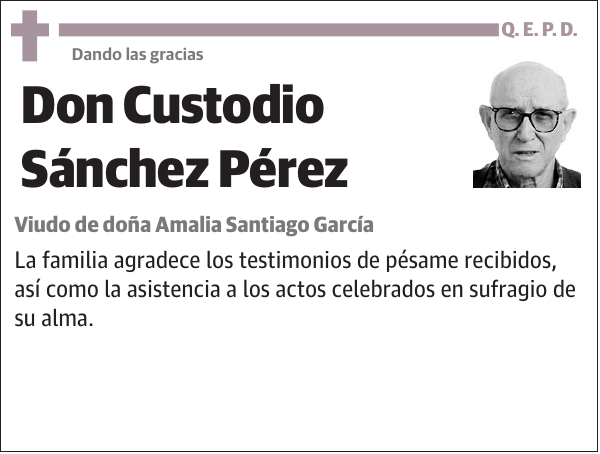 Custodio Sánchez Pérez