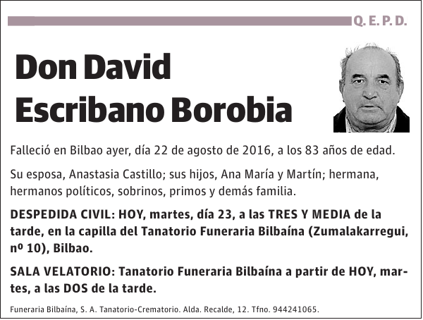 David Escribano Borobia