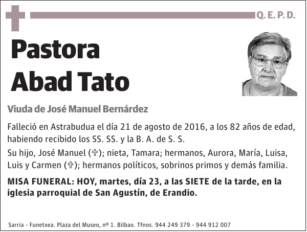 Pastora Abad Tato