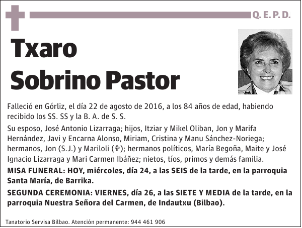 Txaro Sobrino Pastor