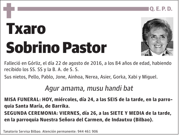 Txaro Sobrino Pastor