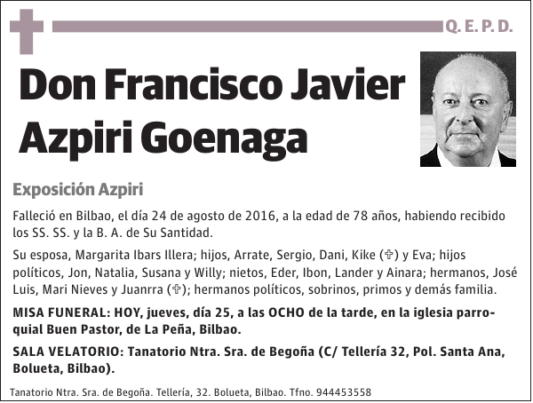 Francisco Javier Azpiri Goenaga